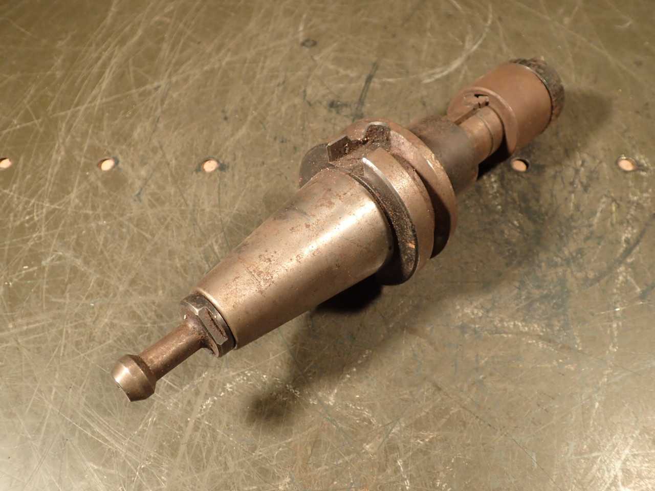 Lyndex 1" Dia x 2" Long Horizontal Mill Milling Arbor: BT-40 Taper Shank - MACHINING EQUIPMENT
