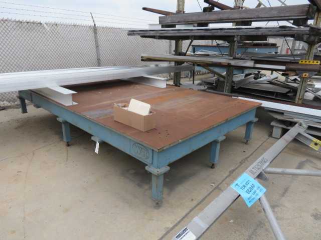 84" X 144" Steel table - MISCELLANEOUS