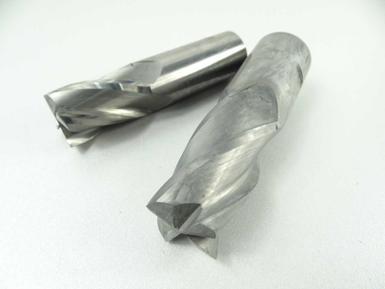 Pair of Solid Carbide 4 Flute End Mills - MACHINING ACCESSORIES & TOOLING