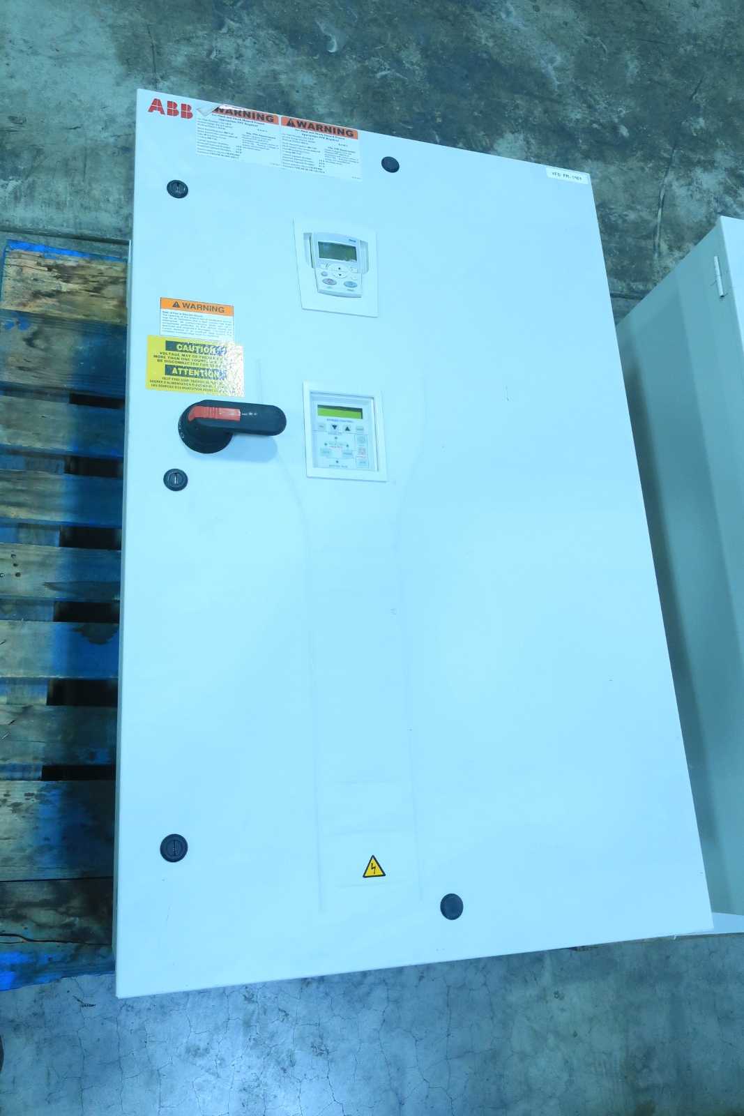 2 PALLETS OF ABB ACH550-BCR-157A-4 380-480V-AC 0-500HZ 0-480V-AC 125HP AC VFD DRIVE - MOTOR DRIVES