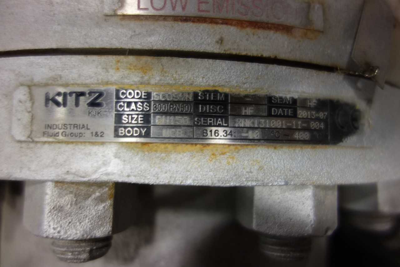 LOT OF 5 KITZ 6" SW CHECK VALVES - CHECK VALVE