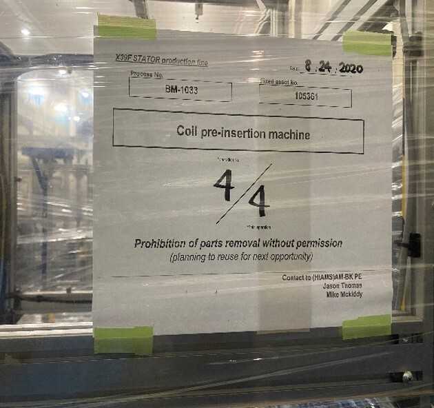 COIL PRE-INSERTING EQUIPMENT - AUTOMATION & CONTROLS