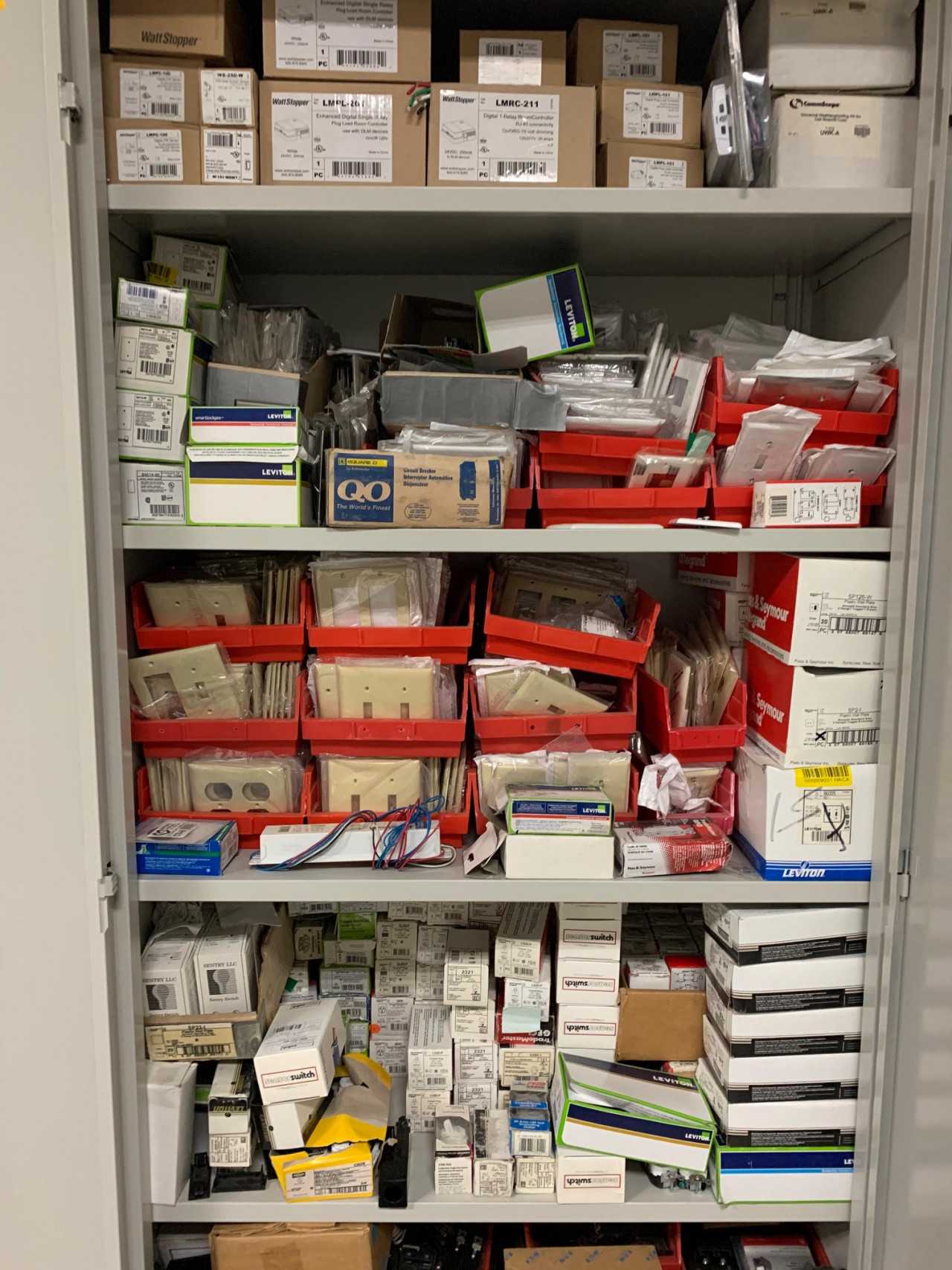 Contents of Shelves Only - Assorted MRO - INDUSTRIAL PARTS