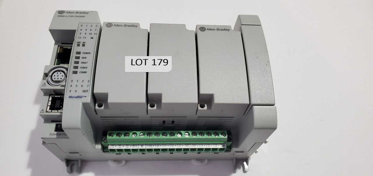 Allen Bradley Micro 850 2080-LC50-24QBB PLC - AUTOMATION & CONTROLS