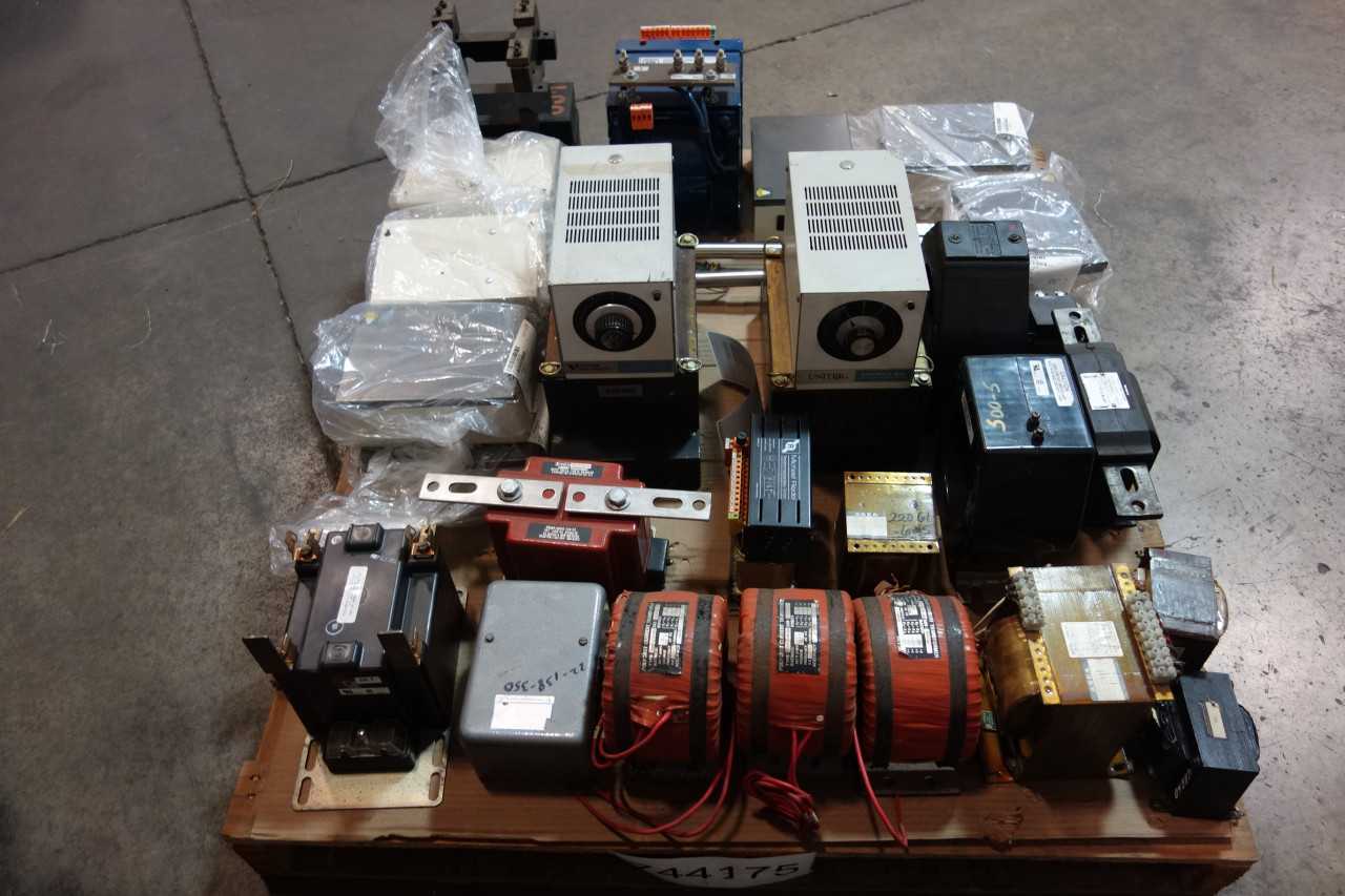 1 PALLET OF ASSORTED TRANSFORMERS- WESTINGHOUSE, GOULD, GENERAL ELECTRIC - CONTROL TRANSFORMERS