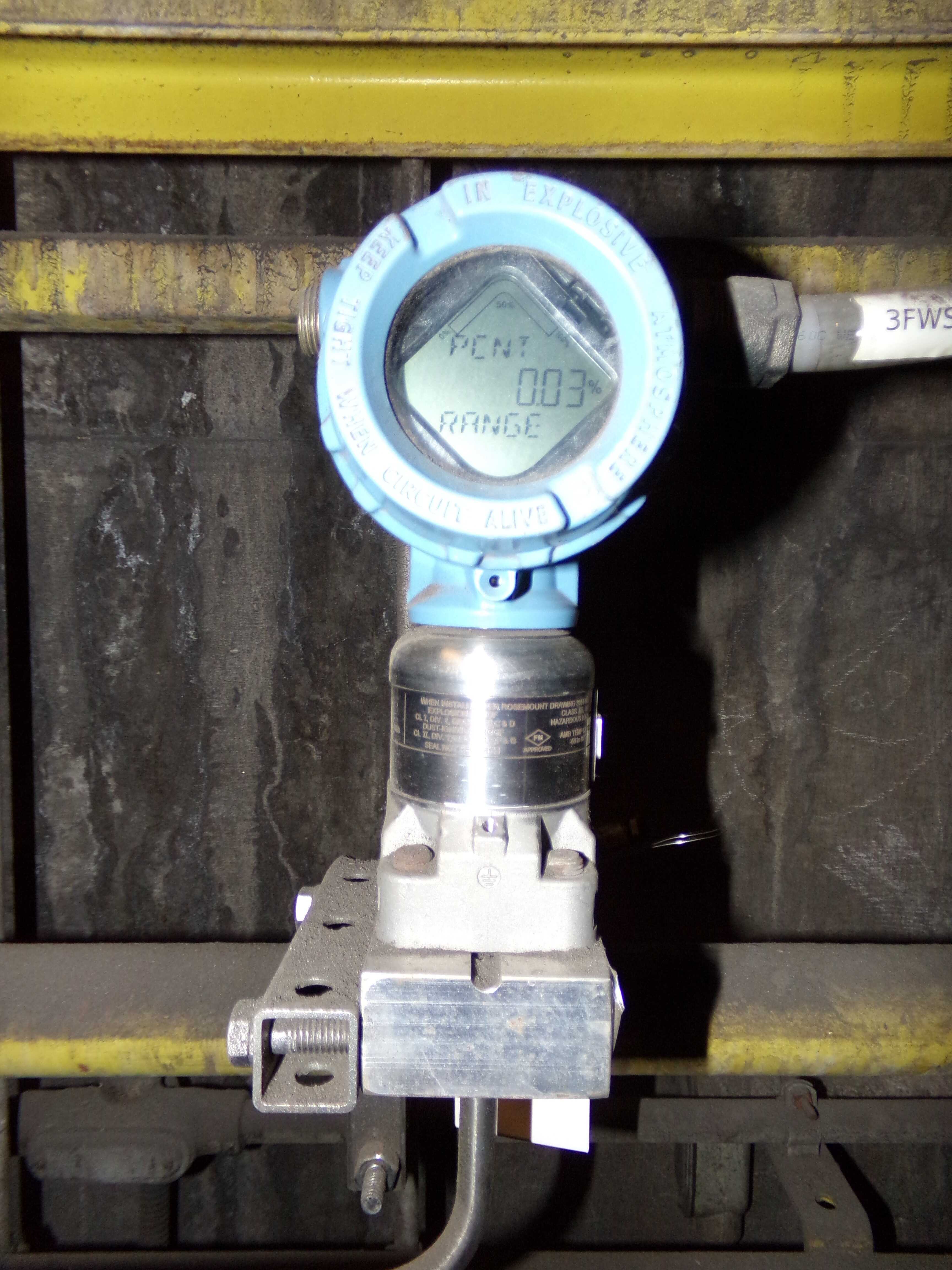 2012 ROSEMOUNT 3051S1CA4A2A11A1AE5M5C3 TRANSMITTER - INSTRUMENTATION