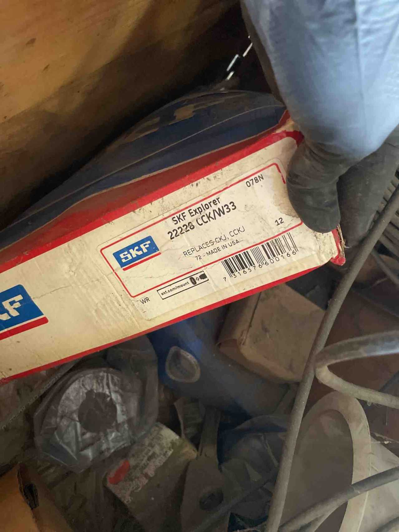 ASSORTED PALLET OF BEARINGS, WIRES & ADAPTER ASSEMBLY - INDUSTRIAL PARTS