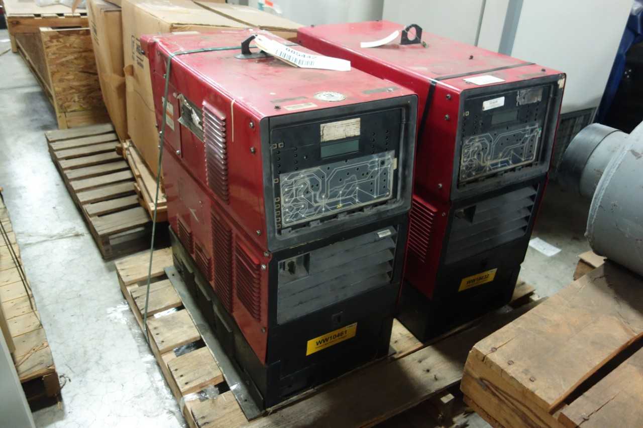 LOT OF 2 LINCOLN ELECTRIC POWER WAVE 450 MIG WELDER - WELDING EQUIPMENT