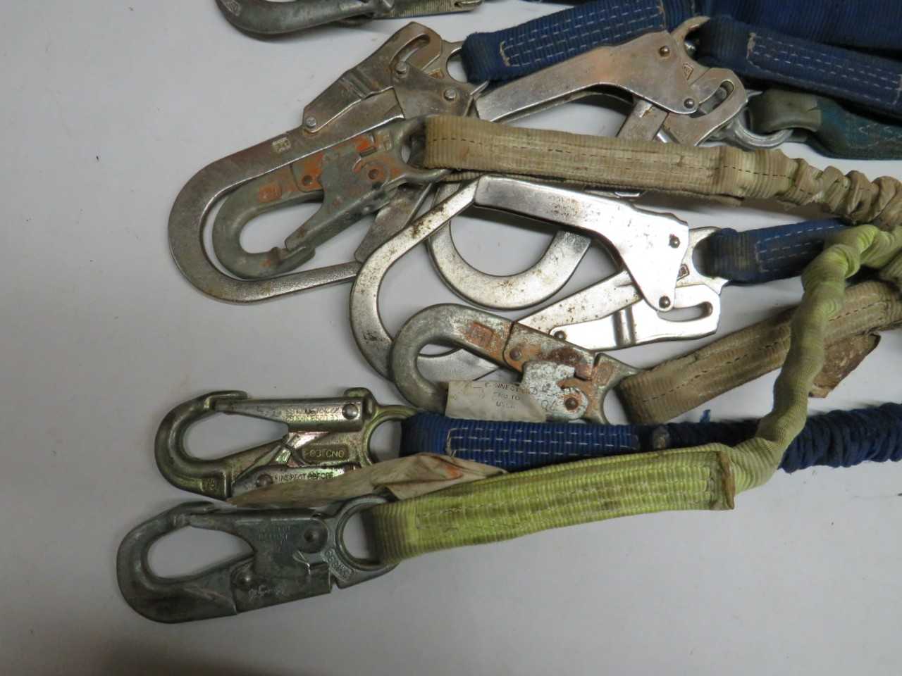 LOT OF 5 ASSORTED NORTH & NORYARD SAFETY LANYARD - SAFETY EQUIPMENT