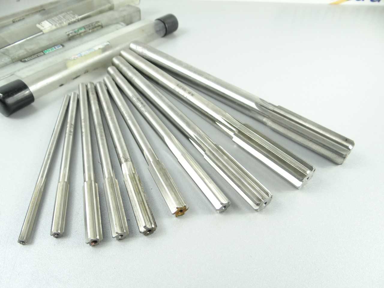 Lot of 10 HSS Chucking Reamers - MACHINING ACCESSORIES & TOOLING