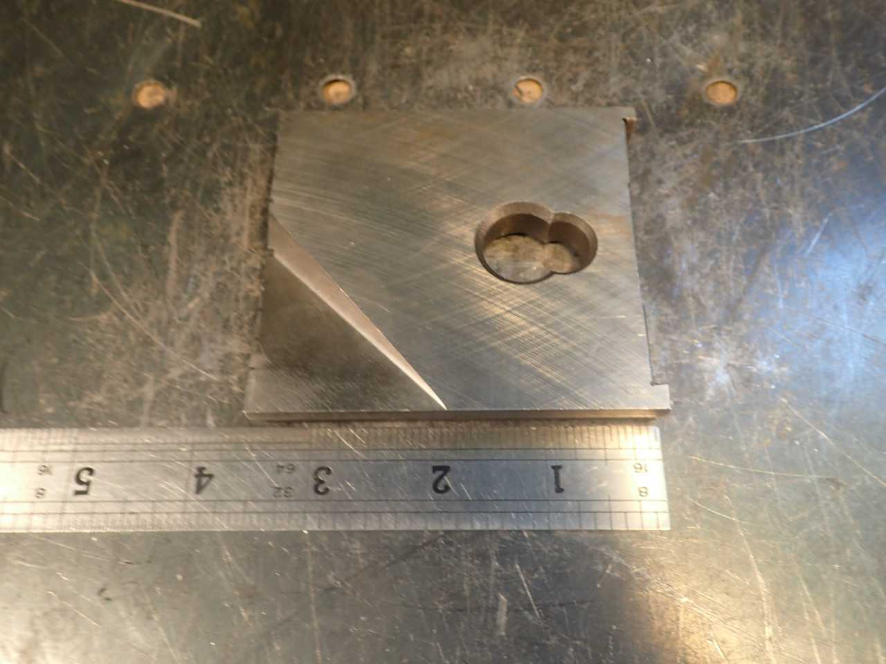 George Whalley 3-1/8" 3.125" Flat Spade Drill Insert: fits AMEC F Series Holders - MACHINING EQUIPMENT PARTS