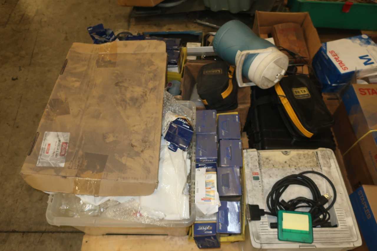 4 PALLETS OF MISCELLANEOUS OFFICE EQUIPMENT - MISCELLANEOUS
