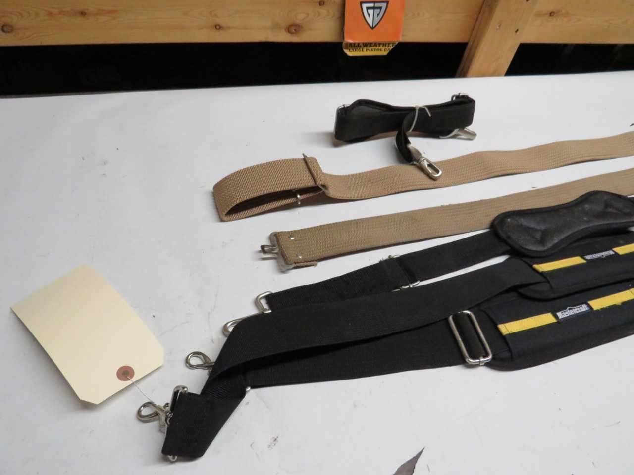 LOT OF 6 ASSORTED BELTS - MACHINING ACCESSORIES & TOOLING