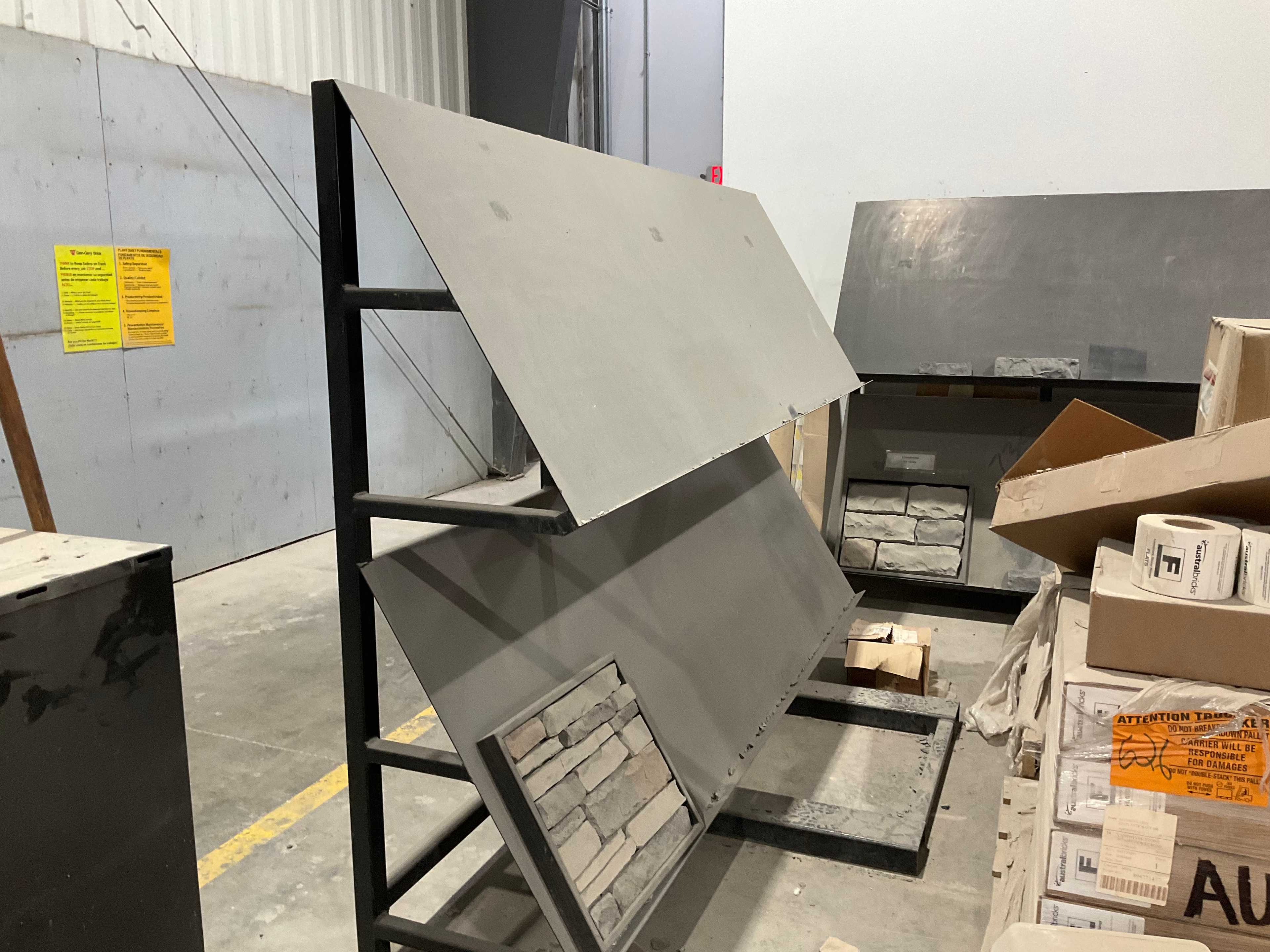 QTY 4- DISPLAY SHELVING - SHELVING
