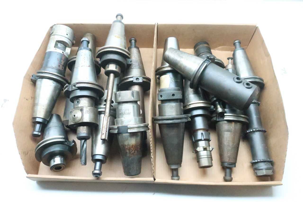 LOT OF ASSORTED CAT50 TOOL HOLDERS - KENNAMETAL - MACHINING ACCESSORIES & TOOLING