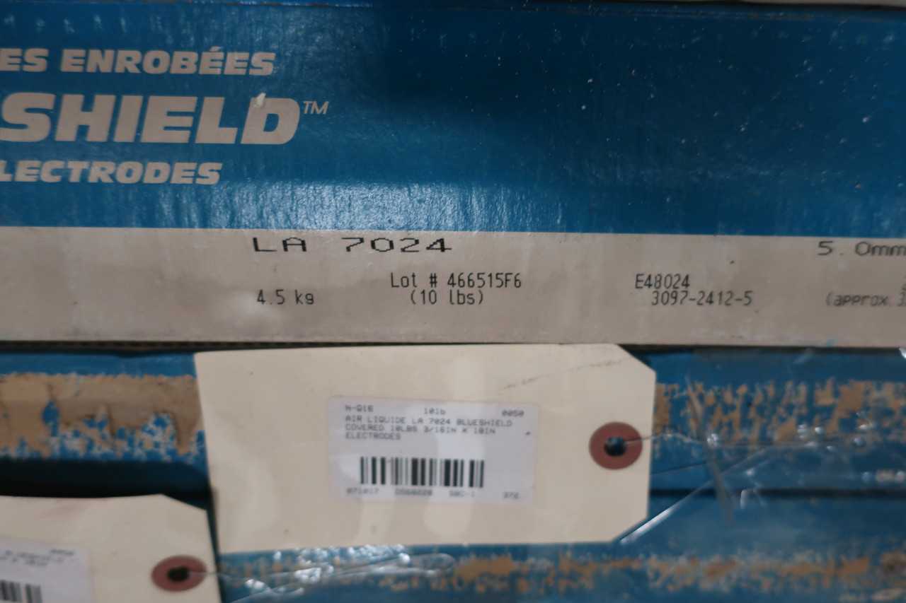 1 PALLET OF ASSORTED WELDING ELECTRODES BLUESTREAK AVESTA - WELDING SUPPLIES