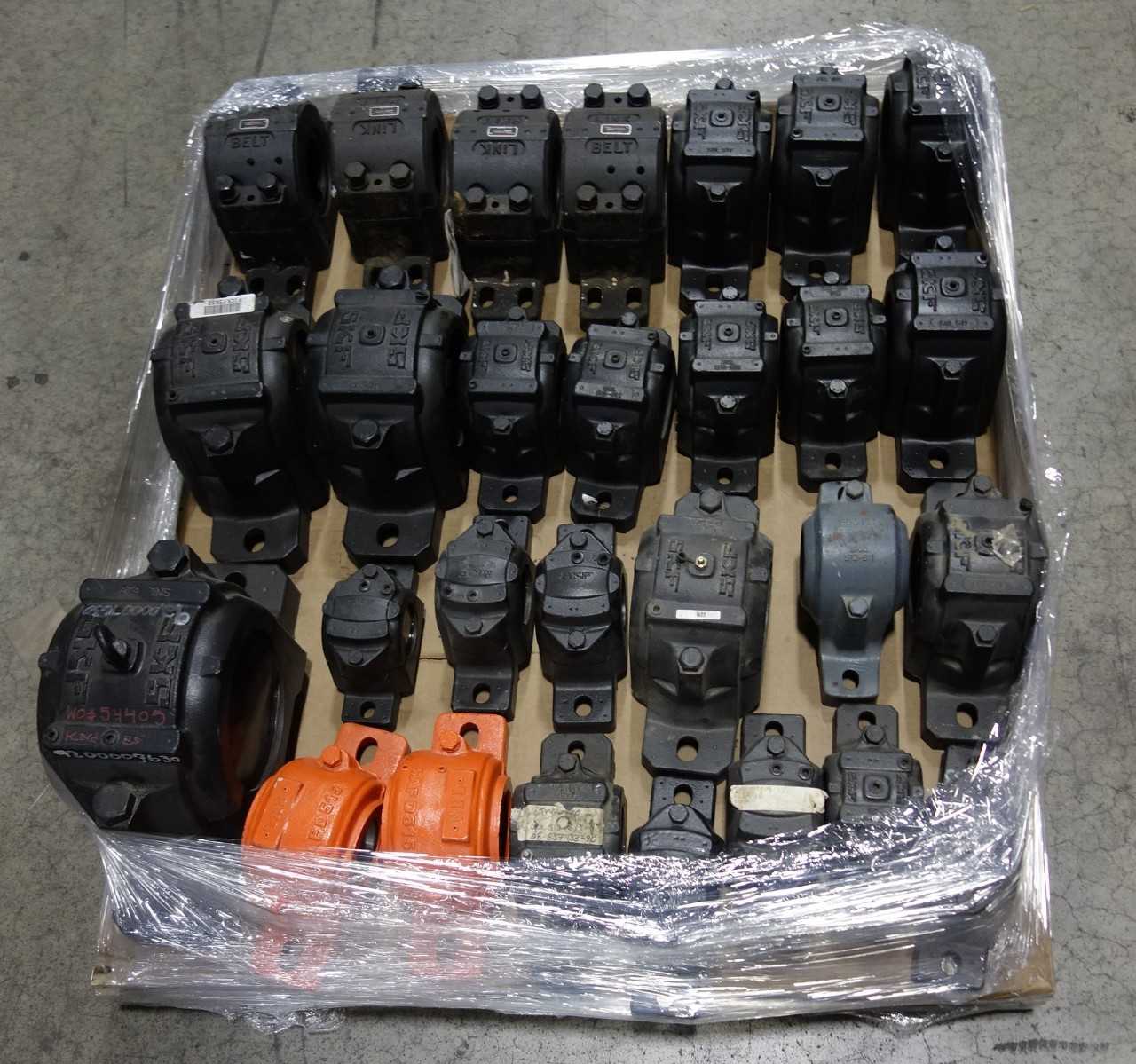 LOT OF ASSORTED BEARING HOUSINGS - BEARINGS
