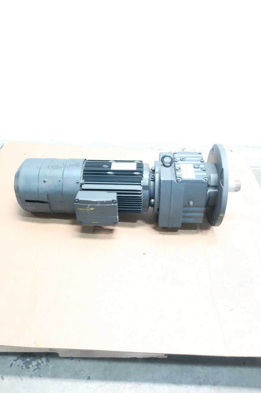 SEW EURODRIVE RF77 DRE100L4BESHF/ES7A 123RPM 3PH 3HP 40MM 230/460V-AC GEARMOTOR - ELECTRIC MOTORS SEW EURODRIVE RF77 DRE100L4BESHF/ES7A 123RPM 3PH 3HP 40MM 230/460V-AC GEARMOTOR - ELECTRIC MOTORS