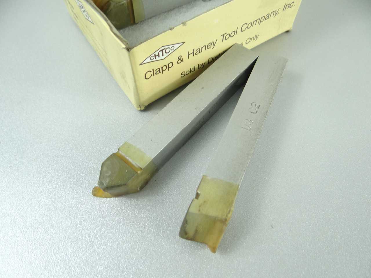 Box of 10 NEW CHTCO Carbide Tipped Tool Bits D-8 C2 - MACHINE TOOLING