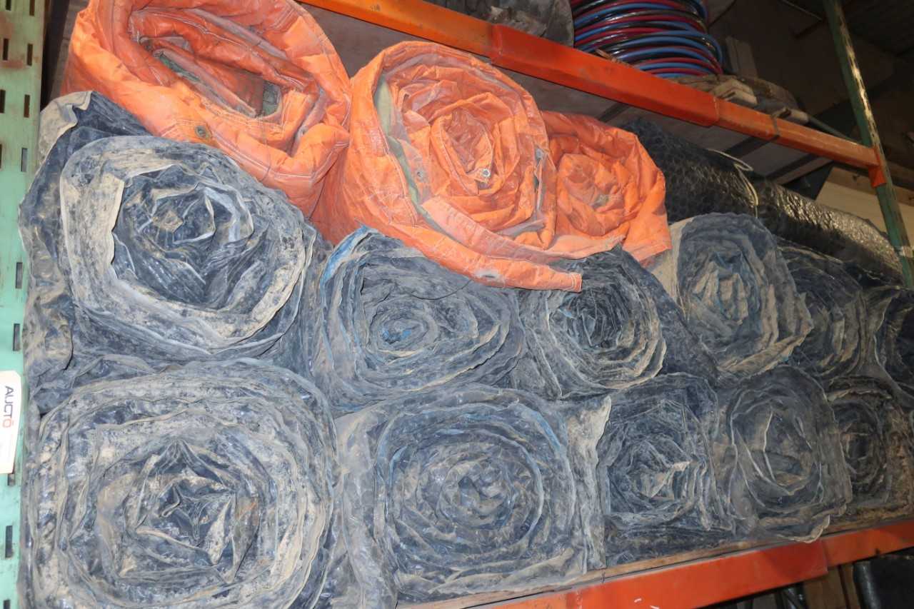 LOT OF ASSORTED INSULATED CONCRETE BLANKETS - TRAILER MOUNTED EQUIPMENT