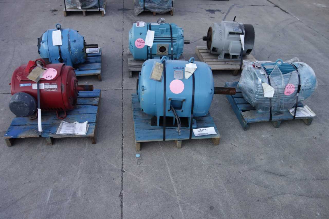 LOT OF 6 ASSORTED ELECTRICAL MOTORS - ELECTRIC MOTORS