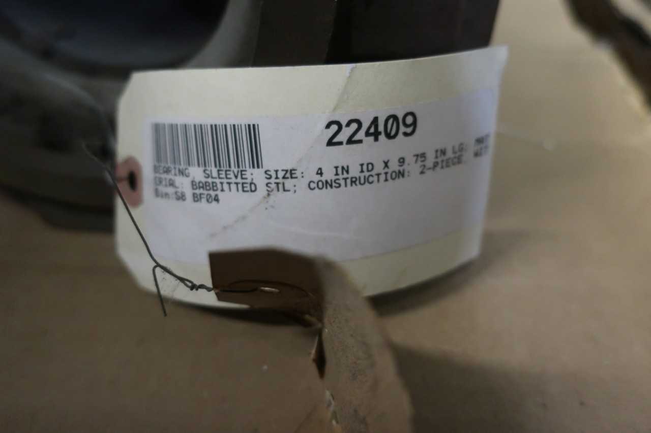 3 PALLETS OF ASSORTED BABBITTED BEARINGS - BEARINGS