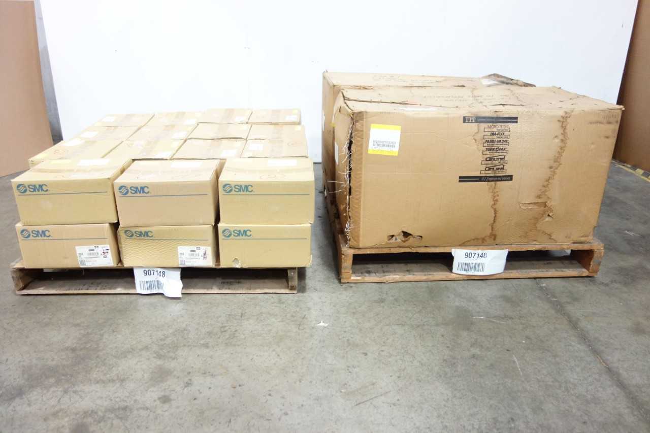 2 PALLETS OF ASSORTED PNEUMATIC PARTS AND ACCESSORIES - PNEUMATIC POWER TOOL