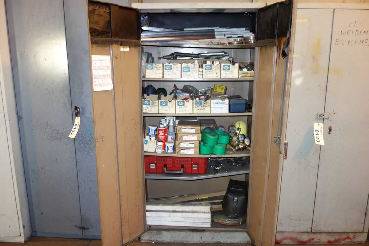 CONTENTS WITH CABINET, WELDER PARTS - WELDING EQUIPMENT