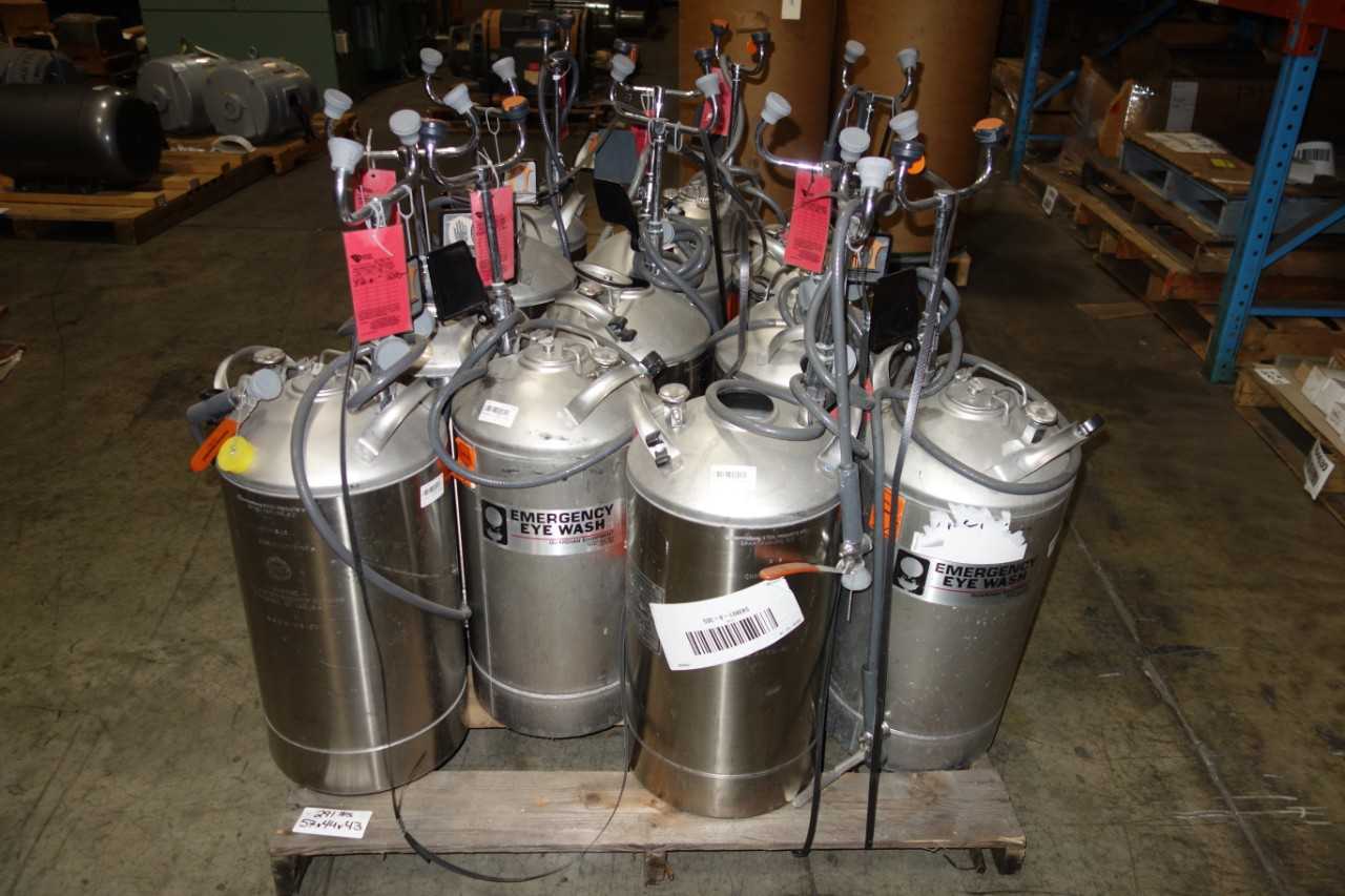 PALLET OF GUARDIAN EQUIPMENT EMERGENCY EYE WASH STATIONS - PLANT & FACILITY