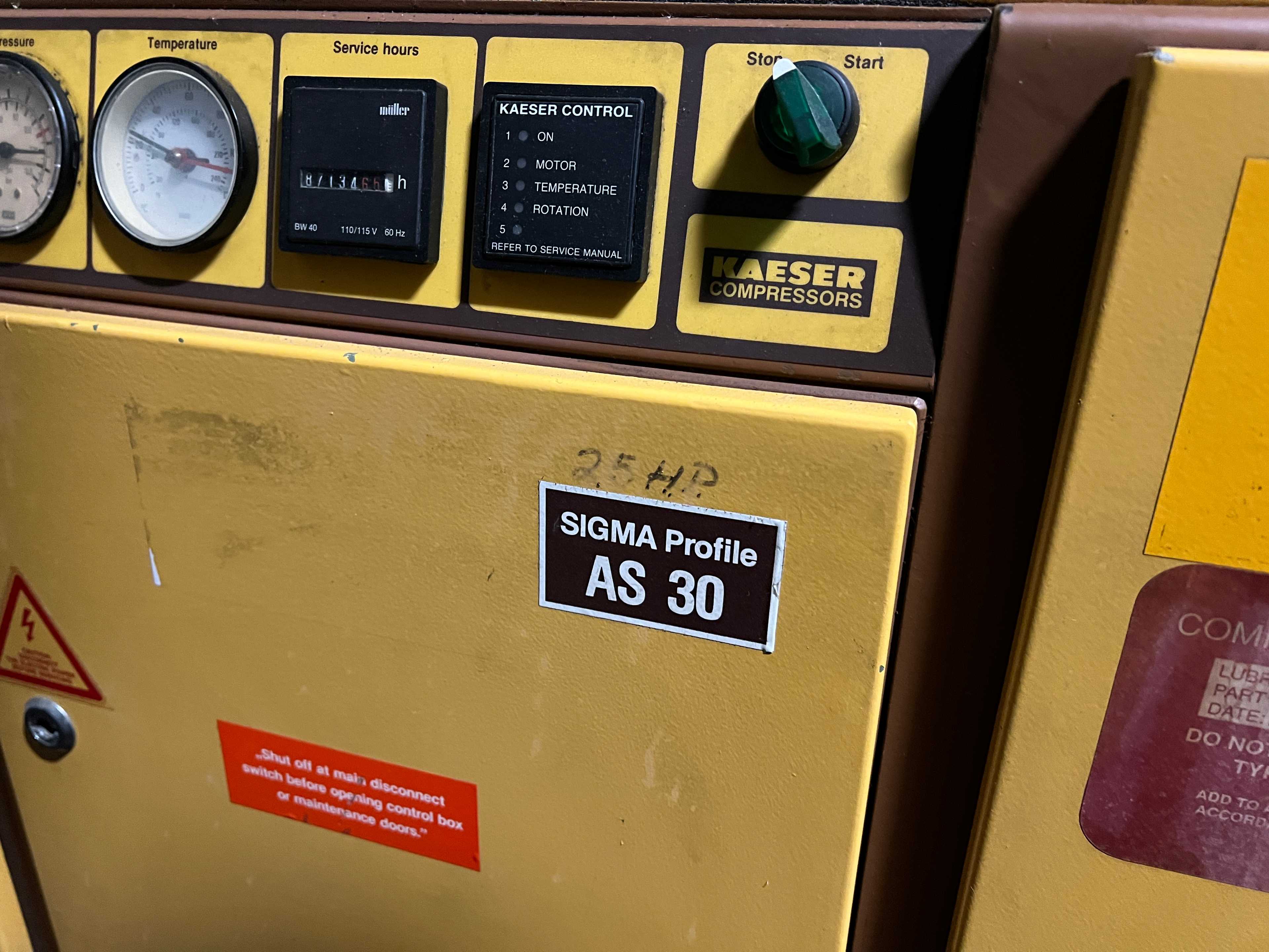 KAESER AS30 ROTARY SCREW AIR COMPRESSOR - AIR COMPRESSORS