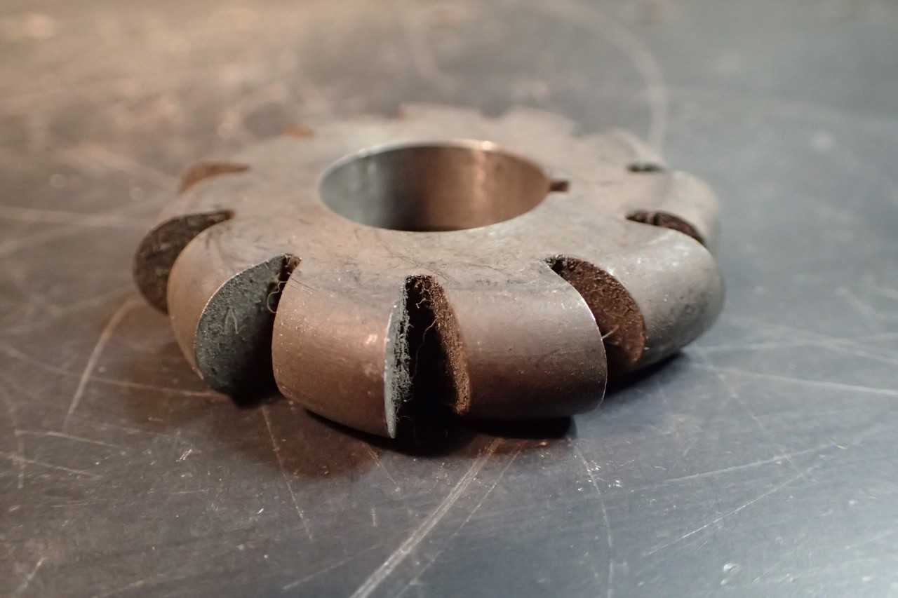 Brown & Sharpe 7/16" Cir x 2-1/4 x 7/8 Arbor Hole Convex Mill Milling Cutter USA - MILLING TOOLS