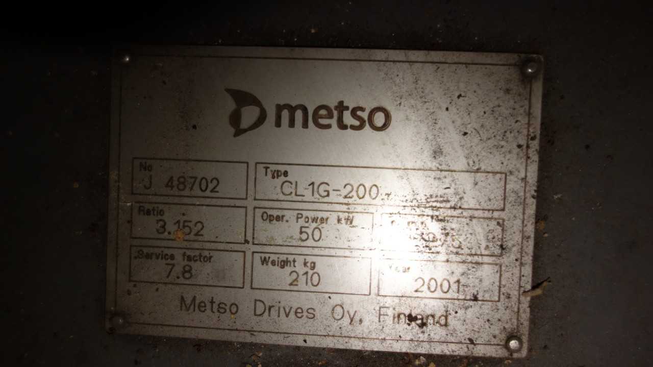 METSO CL1G-200 50KW 3.152:1 GEAR REDUCER - GEAR REDUCERS
