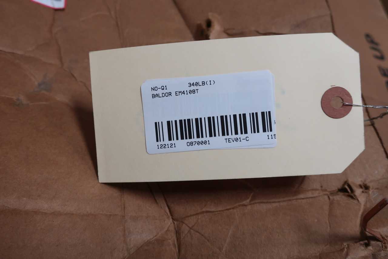 BALDOR EM4108T AC MOTOR 286TS 3PH 30HP 3520RPM 230/460V-AC - ELECTRIC MOTORS