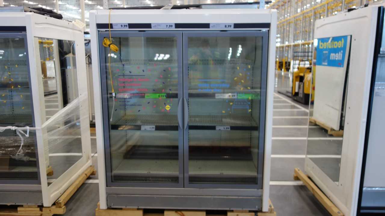 AHT VENTO GREEN MC FREEZE 156 2 DOOR MULTI-SHELF CHEST CAKE FREEZER 1.050W 208-240V-AC - 
