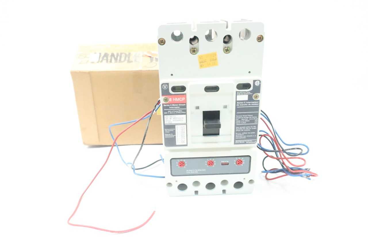 NEW WESTINGHOUSE HMCP400L5S MOLDED CASE CIRCUIT BREAKER 400A 3P 600V-AC - CIRCUIT BREAKERS