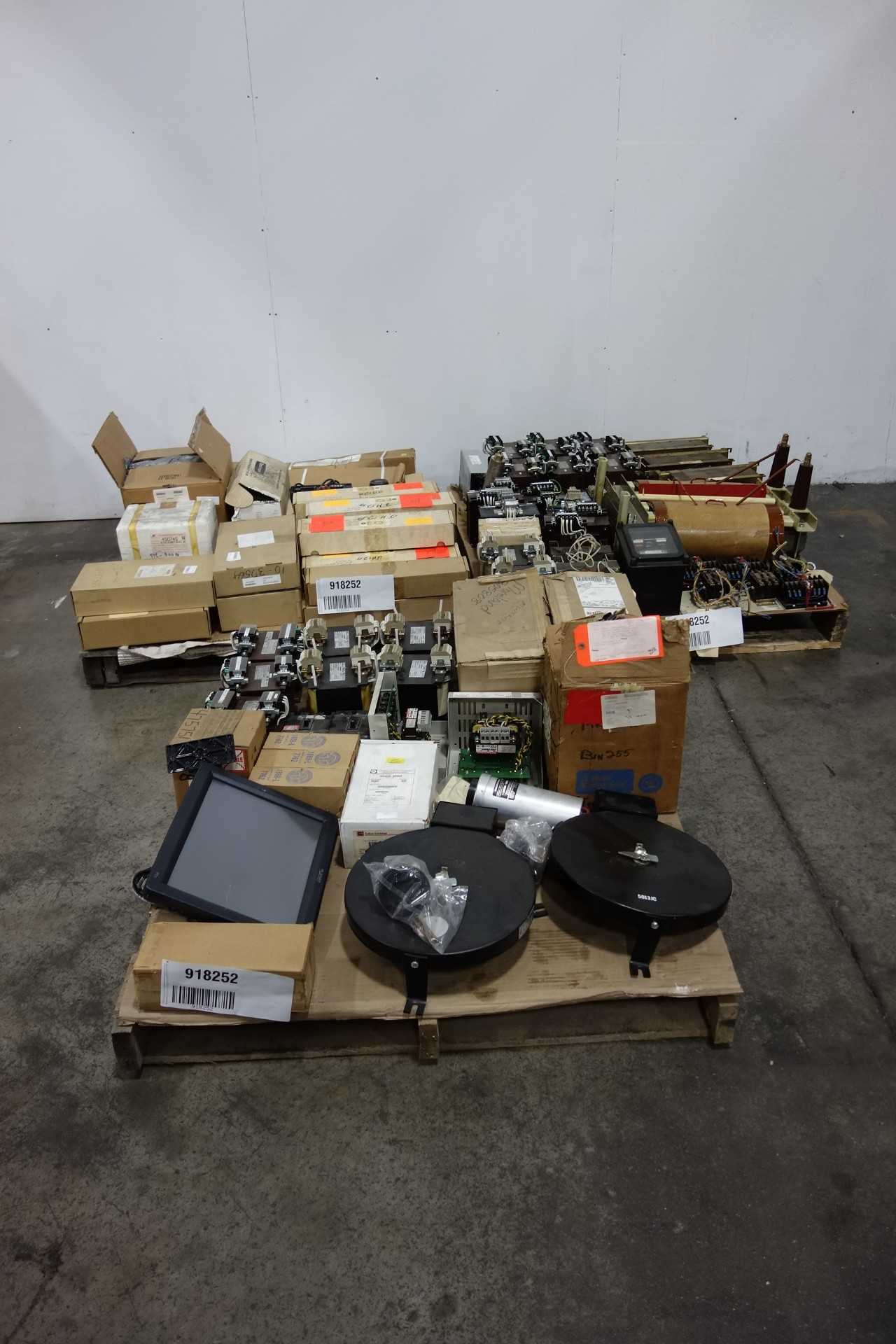 3 PALLETS OF ASSORTED ELECTRICAL - ELECTRICAL COMPONENTS