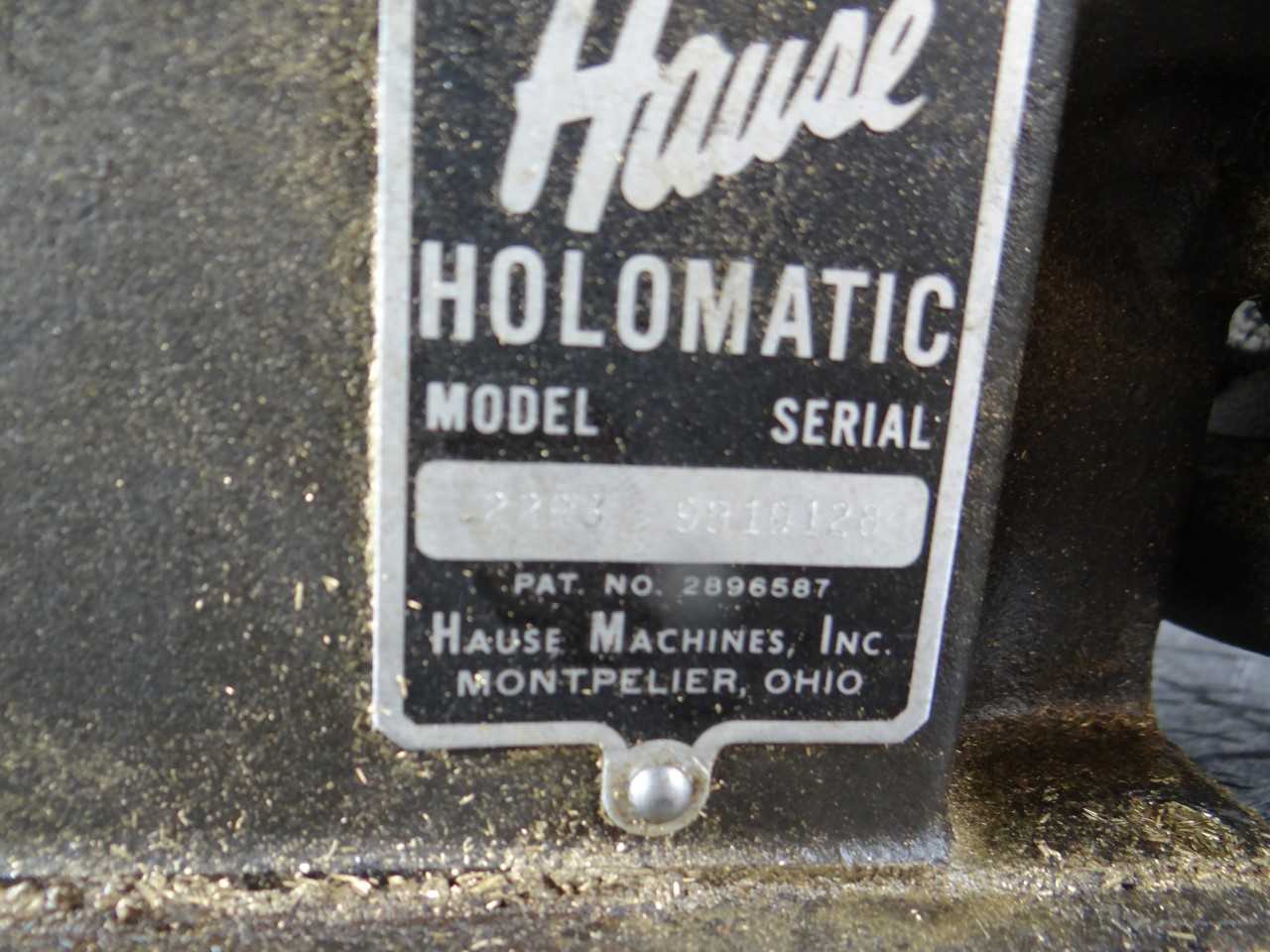 HAUSE HOLOMATIC SELF FEEDING DRILL 3PH 2293 - MACHINING ACCESSORIES & TOOLING