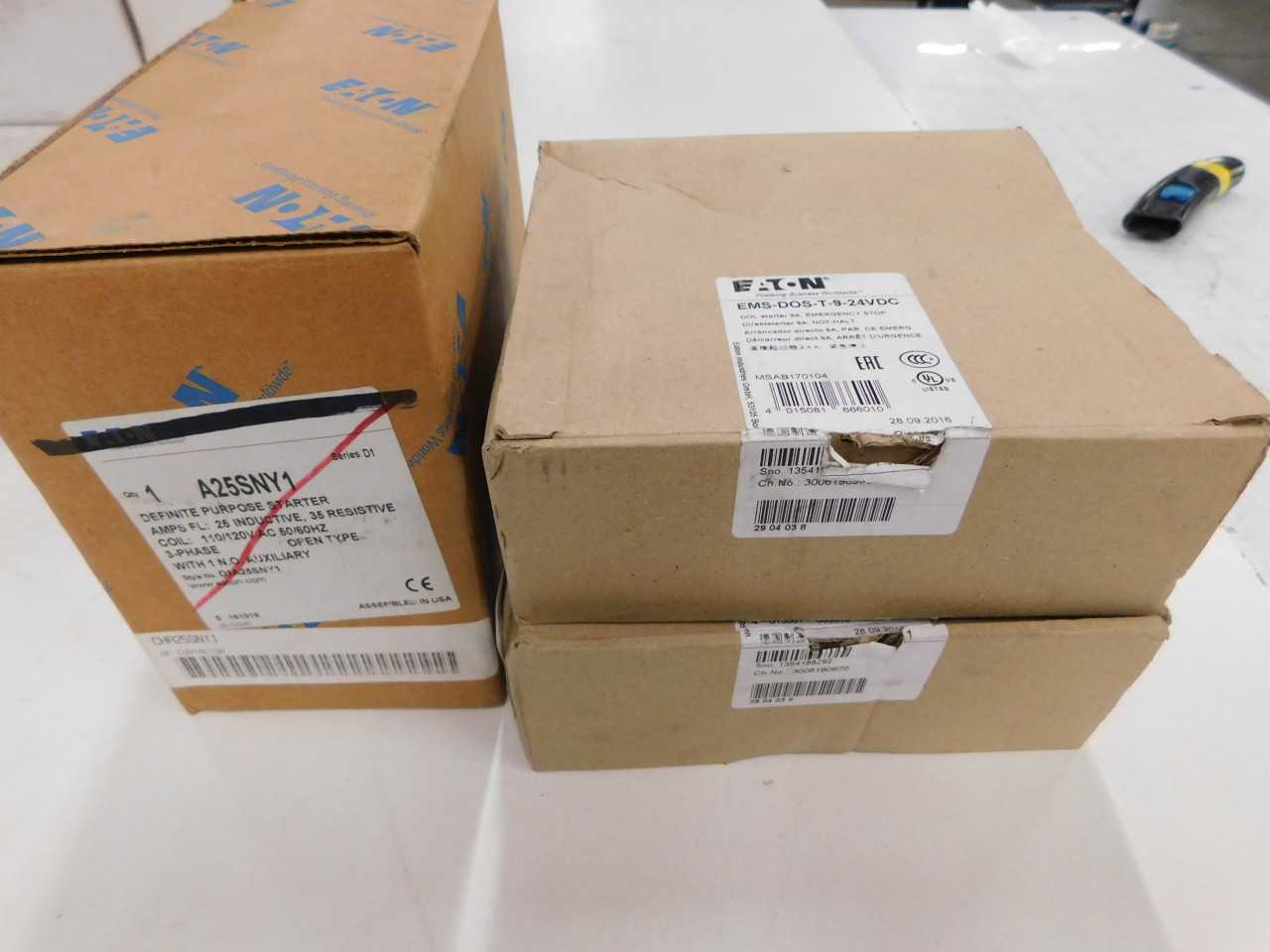 Lot of Quantity 3x Starters - MOTOR STARTERS