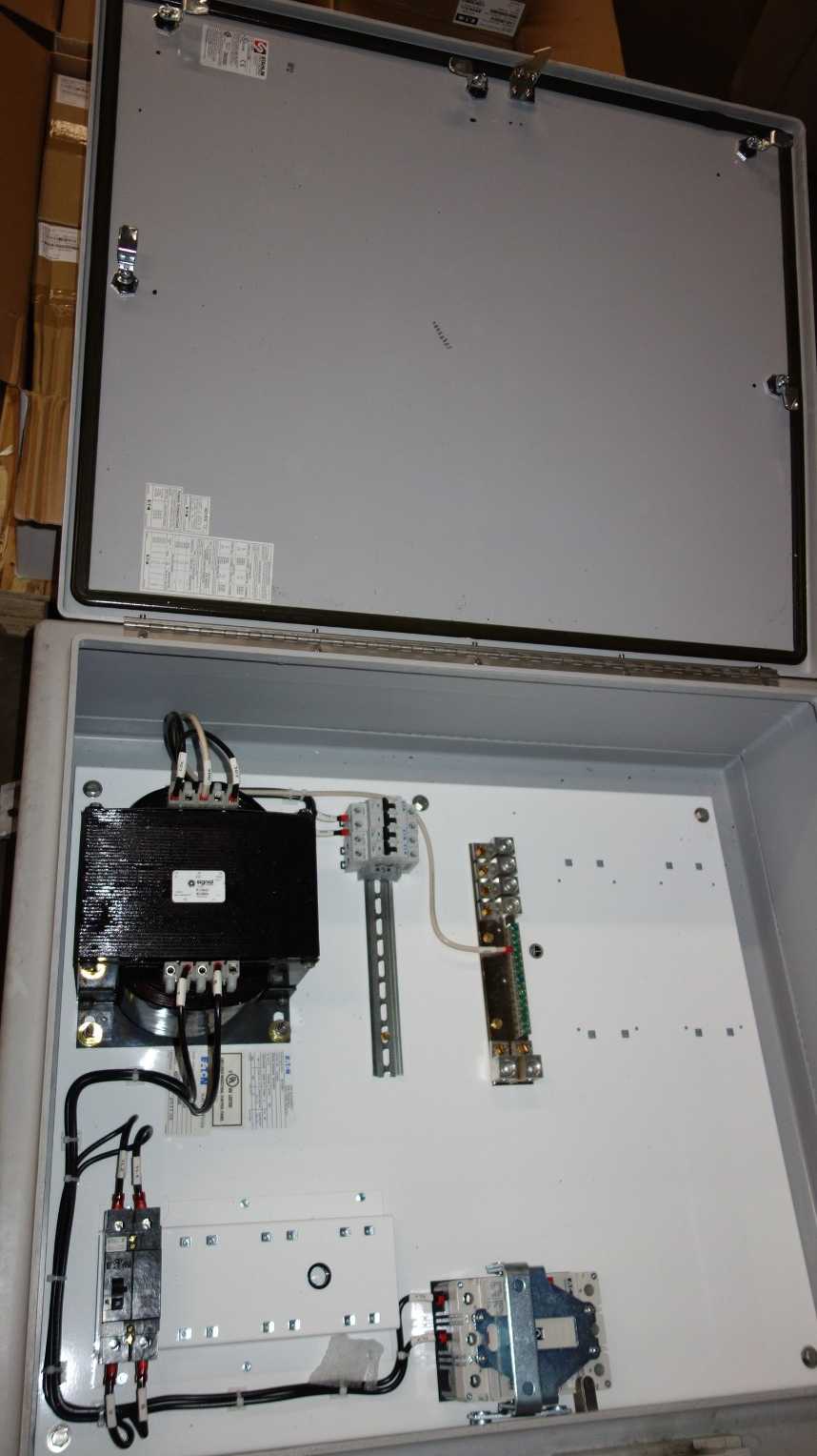 EATON 84-31965-1 JETWAY INDUSTRIAL CONTROL PANEL W/ 7.5KVA - ELECTRICAL COMPONENTS
