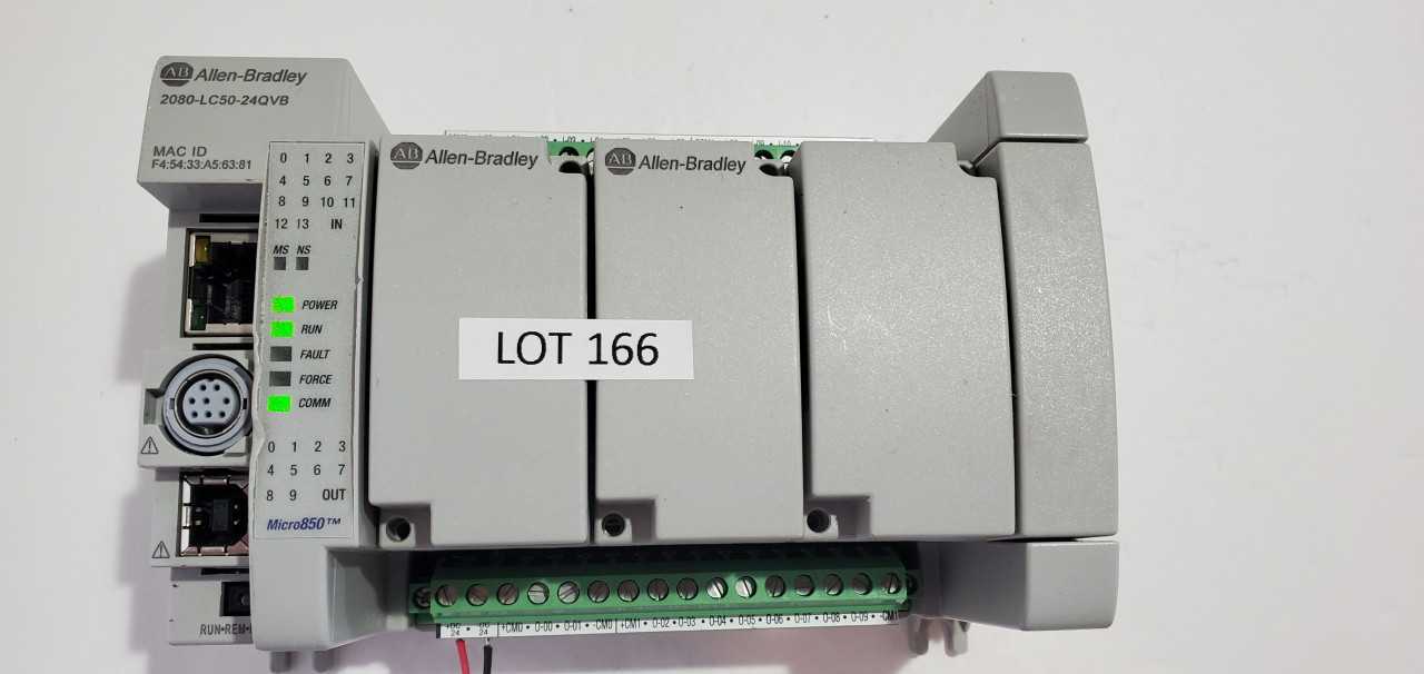 Allen Bradley Micro 850  2080-LC50-24QVB PLC - AUTOMATION & CONTROLS