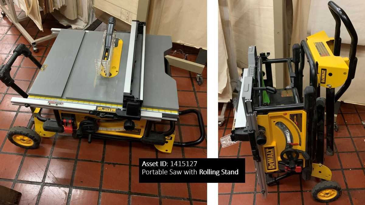 Dewalt Portable Saw with Rolling Stand - ELECTRIC POWER TOOLS