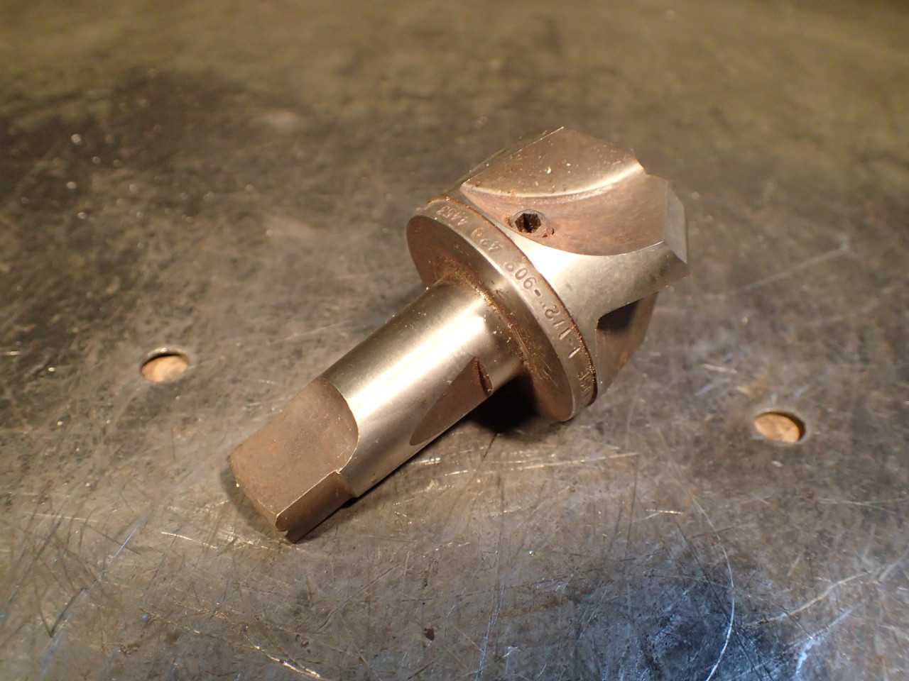 Eclipse 1-1/2" 1.50" 90-deg Counterbore: #2 Stub Taper Shank #20 National Spline - HOLEMAKING TOOLS