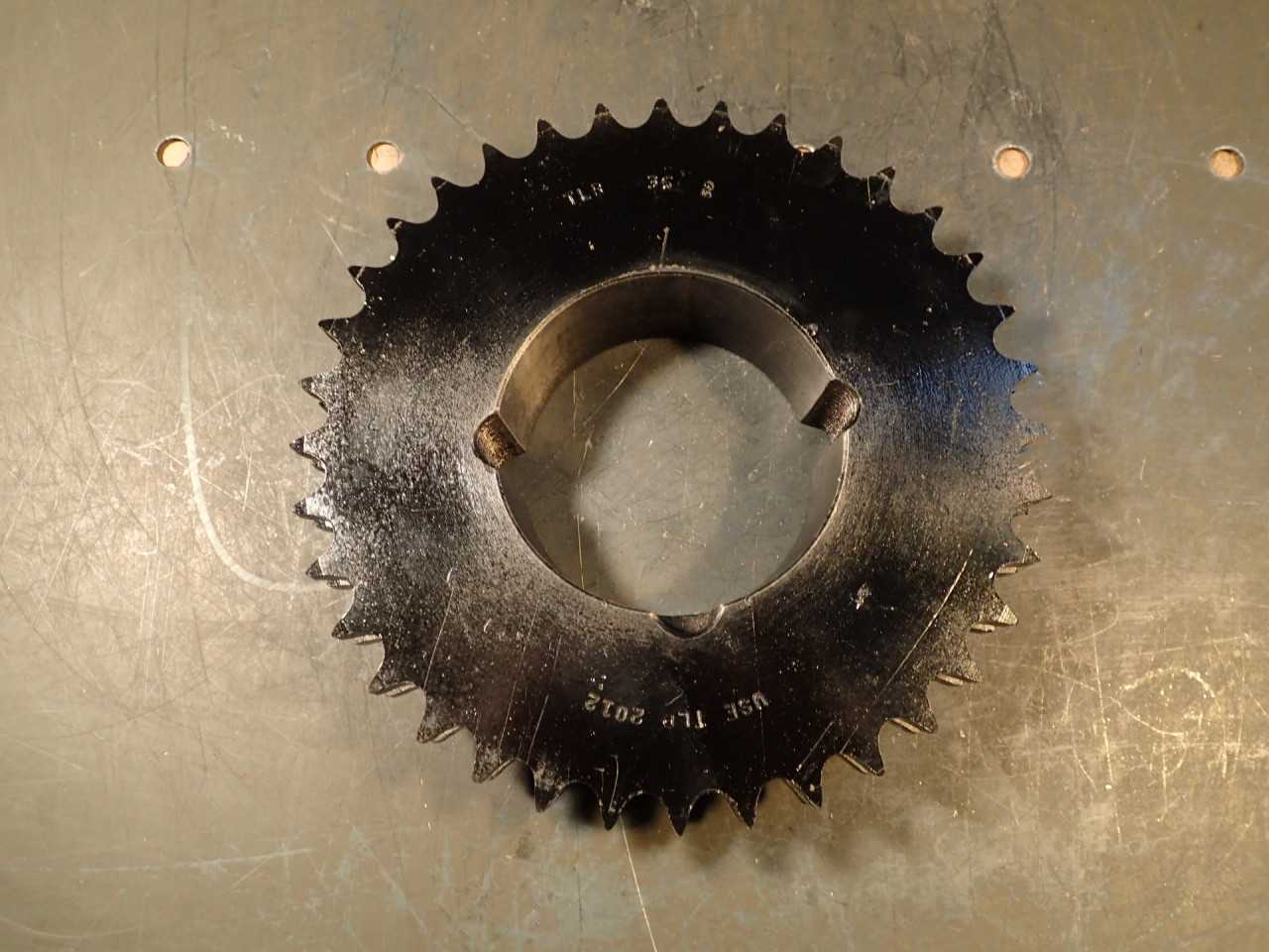 Dodge TLB-436-2 #40 2-Strand Steel Chain Sprocket 36-Tooth TLB-2012 Bushing Bore - SPROCKET