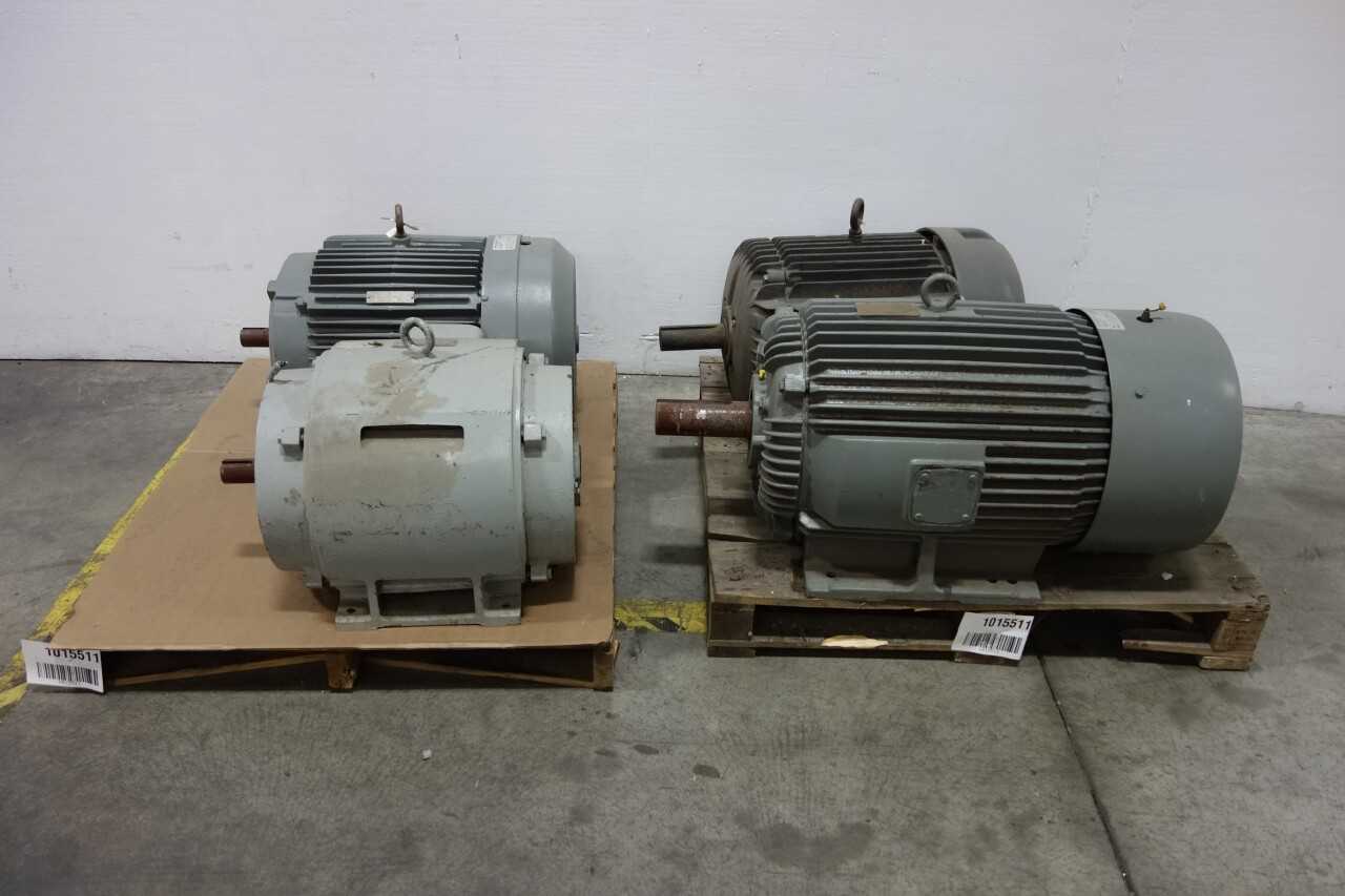 LOT OF 4 ASSORTED ELECTRIC MOTORS - ELECTRIC MOTORS