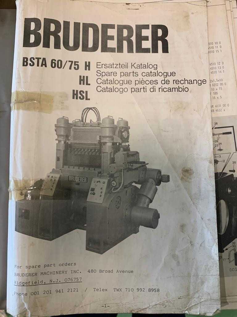 Bruderer 60T High Speed Press with NC Feeder - PRESSES