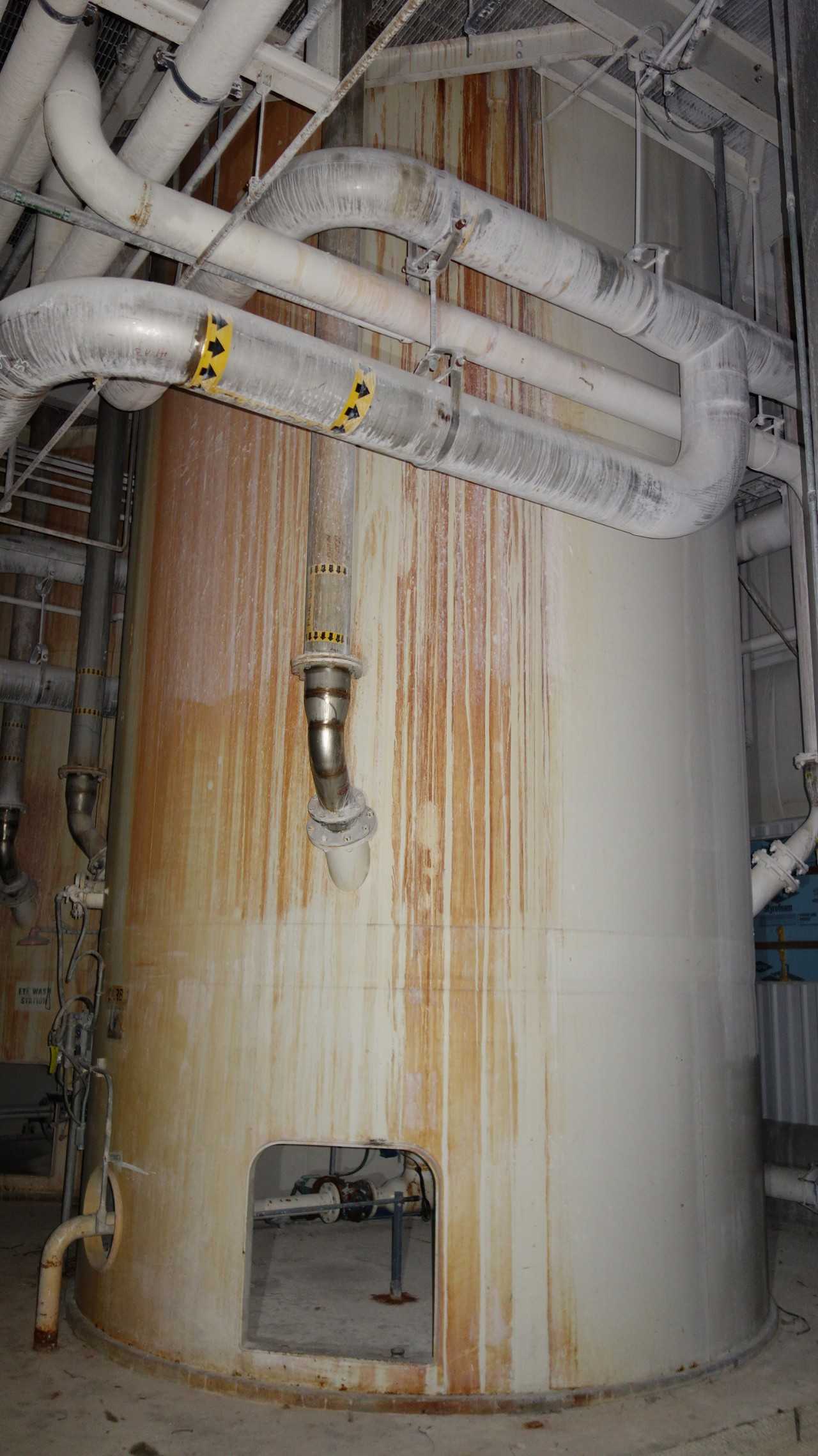 CARBONATOR #2 TANK 14ft diameter x 30ft tall - PROCESS EQUIPMENT