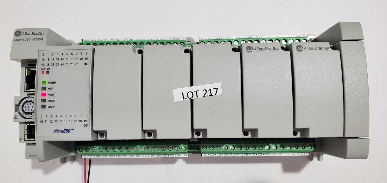 Allen Bradley Micro 850 2080-LC50-48QWB PLC - AUTOMATION & CONTROLS Allen Bradley Micro 850 2080-LC50-48QWB PLC - AUTOMATION & CONTROLS