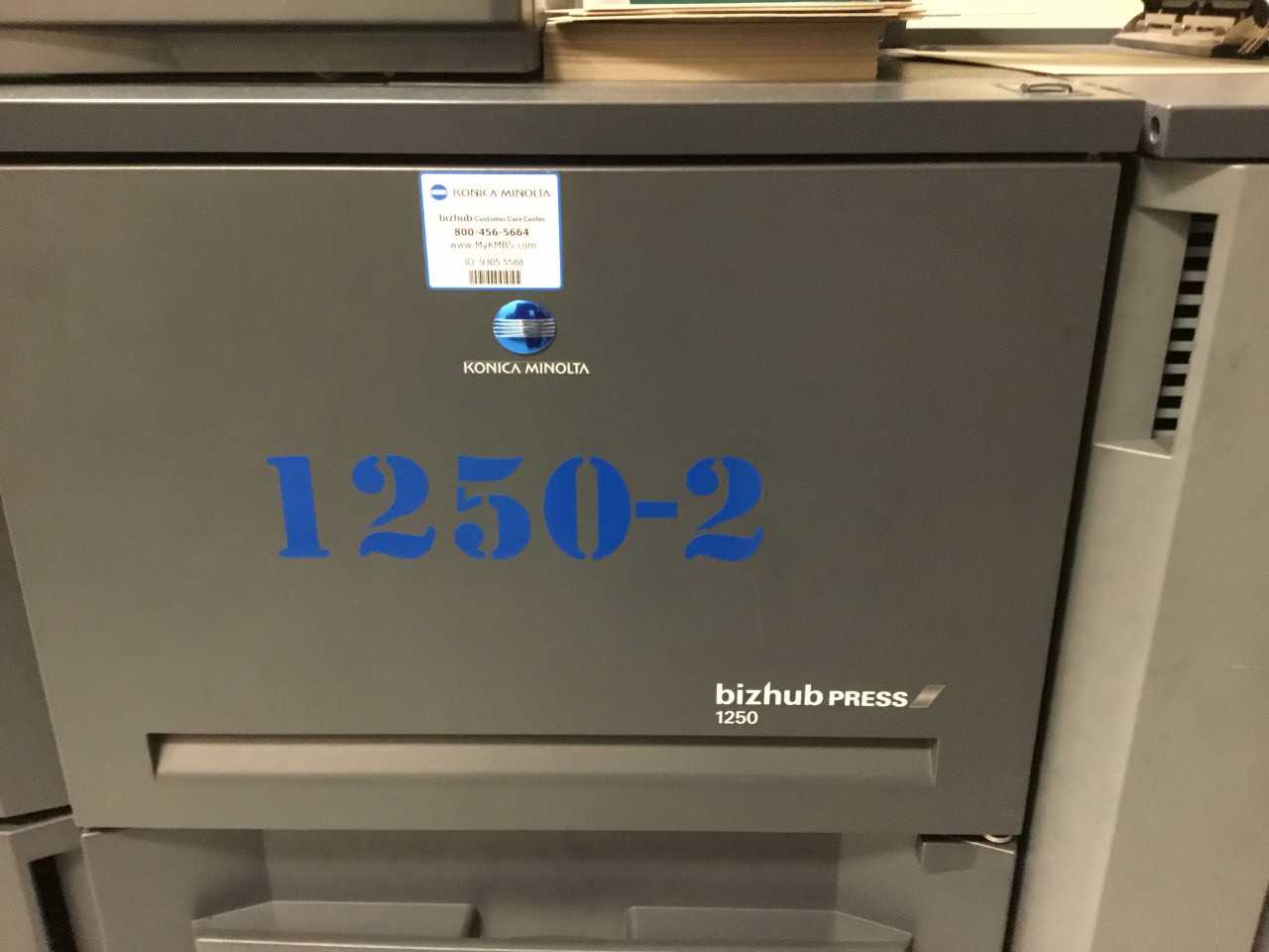 Konica Minolta Bizhub 1250 production copier/printers - PACKAGING