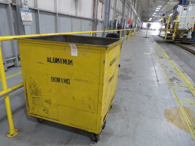 Metal Scrap Bin on Wheels - MISCELLANEOUS