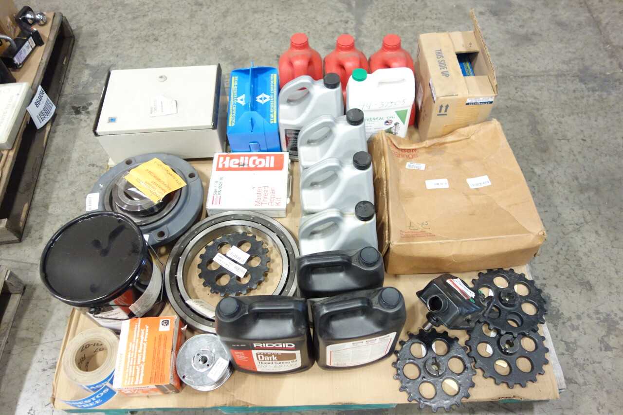 3 PALLETS OF ASSORTED INDUSTRIAL SURPLUS AND SUPPLIES - ELECTRICAL COMPONENTS
